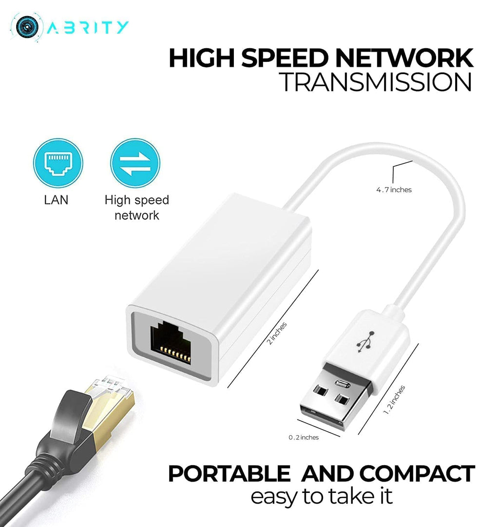 USB 2.0 Ethernet Network Adapter extender fire internet for PC Laptop TV Apple Macbook Printer, Converter LAN RJ45 Cable Powerline Socket Switch Port Plug wireless wifi router booster to Adaptor stick