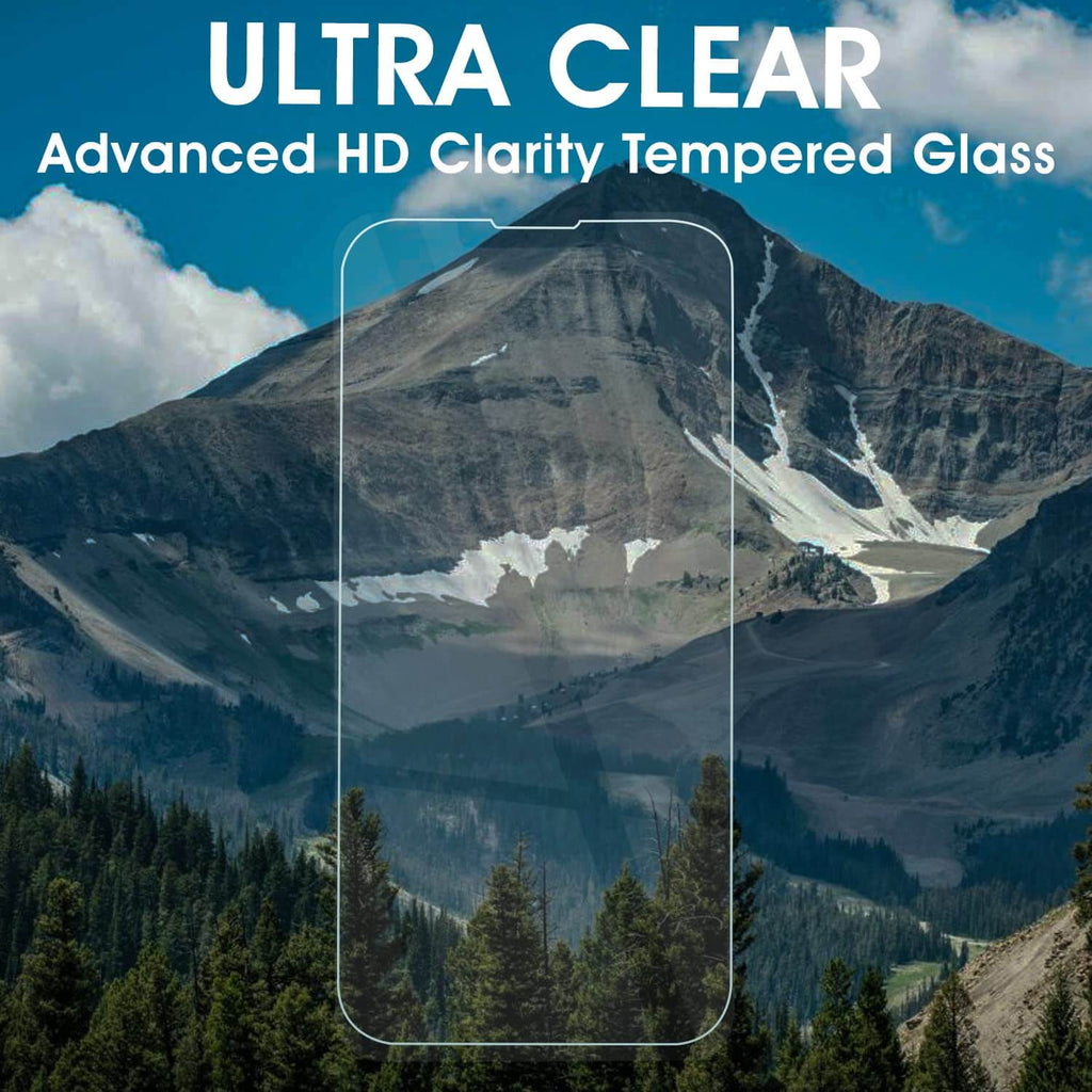 Abrity 4-Pack Screen Protector for iPhone 14, iPhone 13 & iPhone 13 Pro (6.1 Inch), Tempered Glass Film