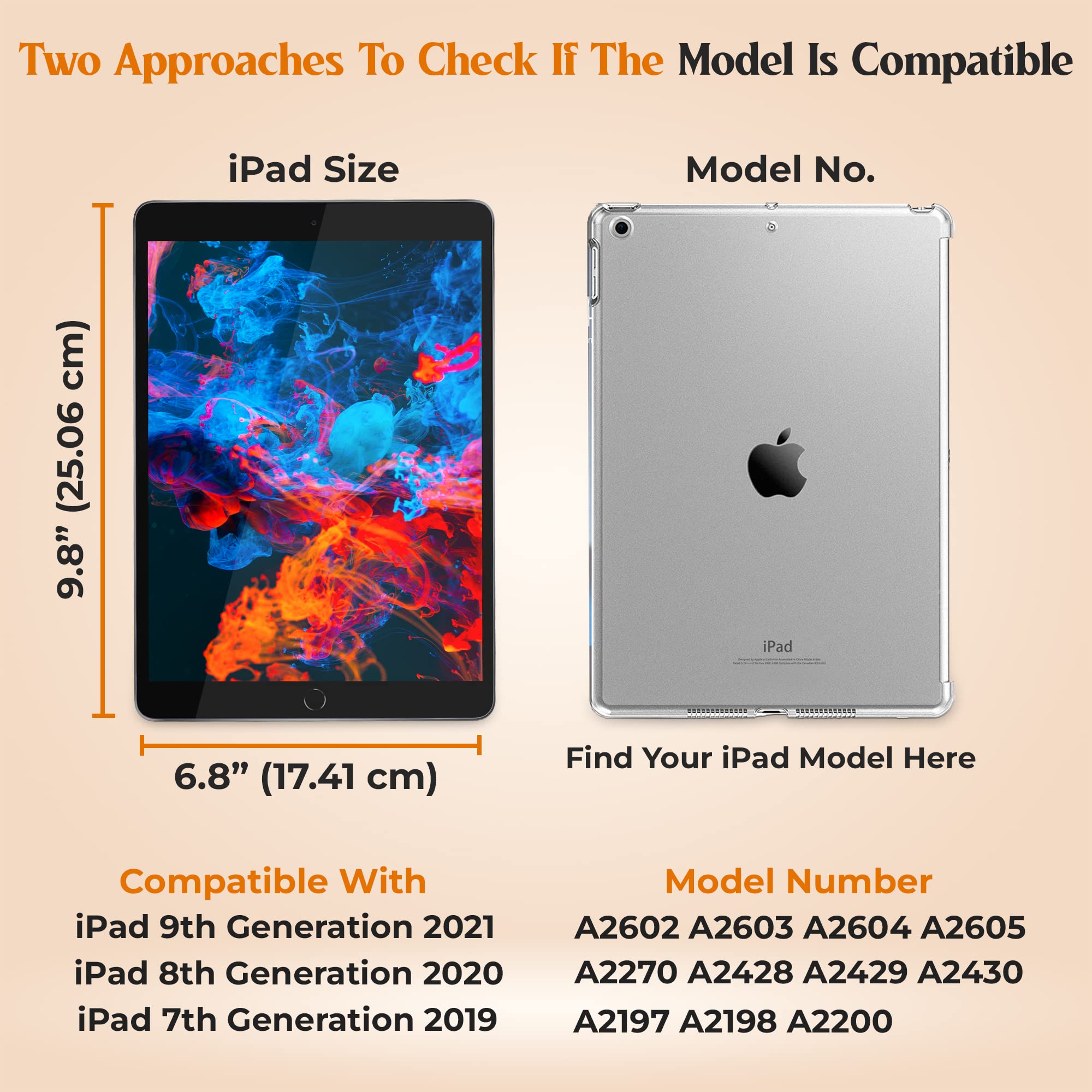 [2-Pack] Screen Protector for iPad 10.2 Inch 9th / 8th / 7th Generation 2021 2020 2019, Tempered Glass Screen Film Guard for iPad 7 / iPad 8 / iPad 9