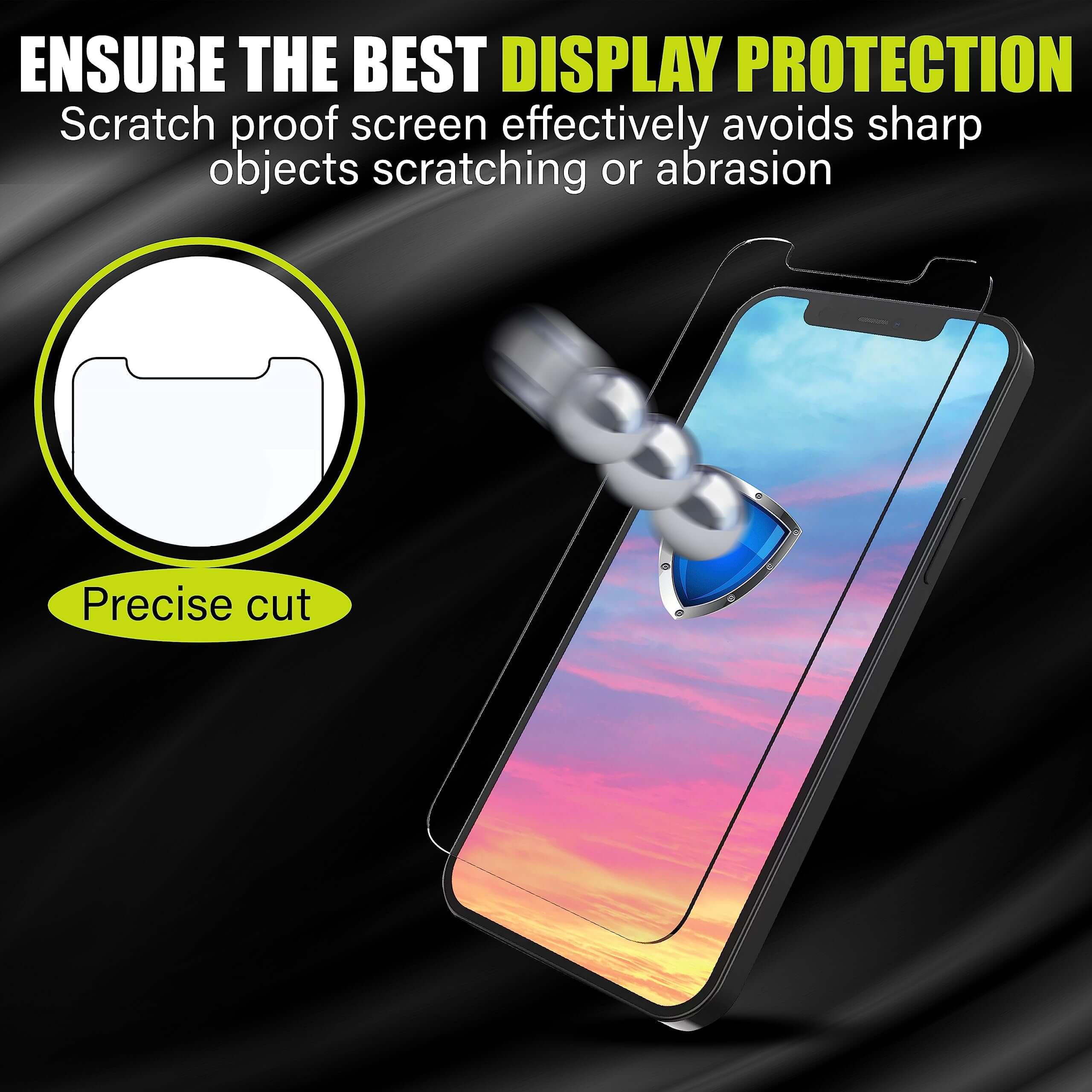 Abrity iPhone 12 & iPhone 12 Pro (6.1-Inch),