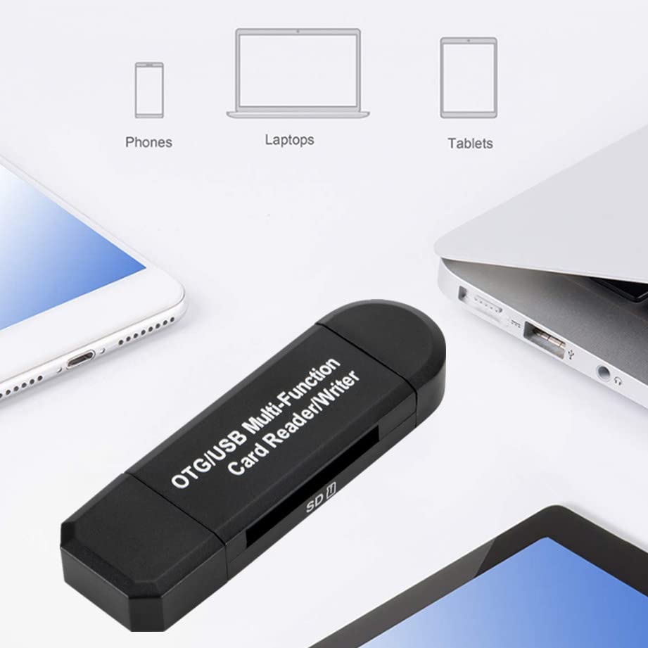 USB Micro SD Card Reader, SD Card Reader USB, MicroSD Card Reader, Memory Card Reader, External Memory Card Readers, Micro SD Card Adapter, Micro SD Reader,SD Card Adapter, OTG