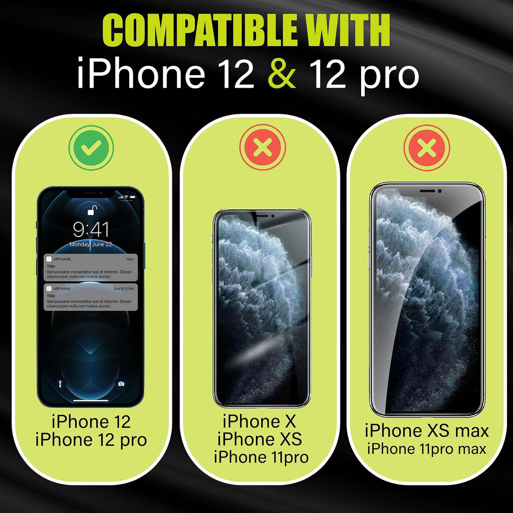Abrity iPhone 12 & iPhone 12 Pro (6.1-Inch),