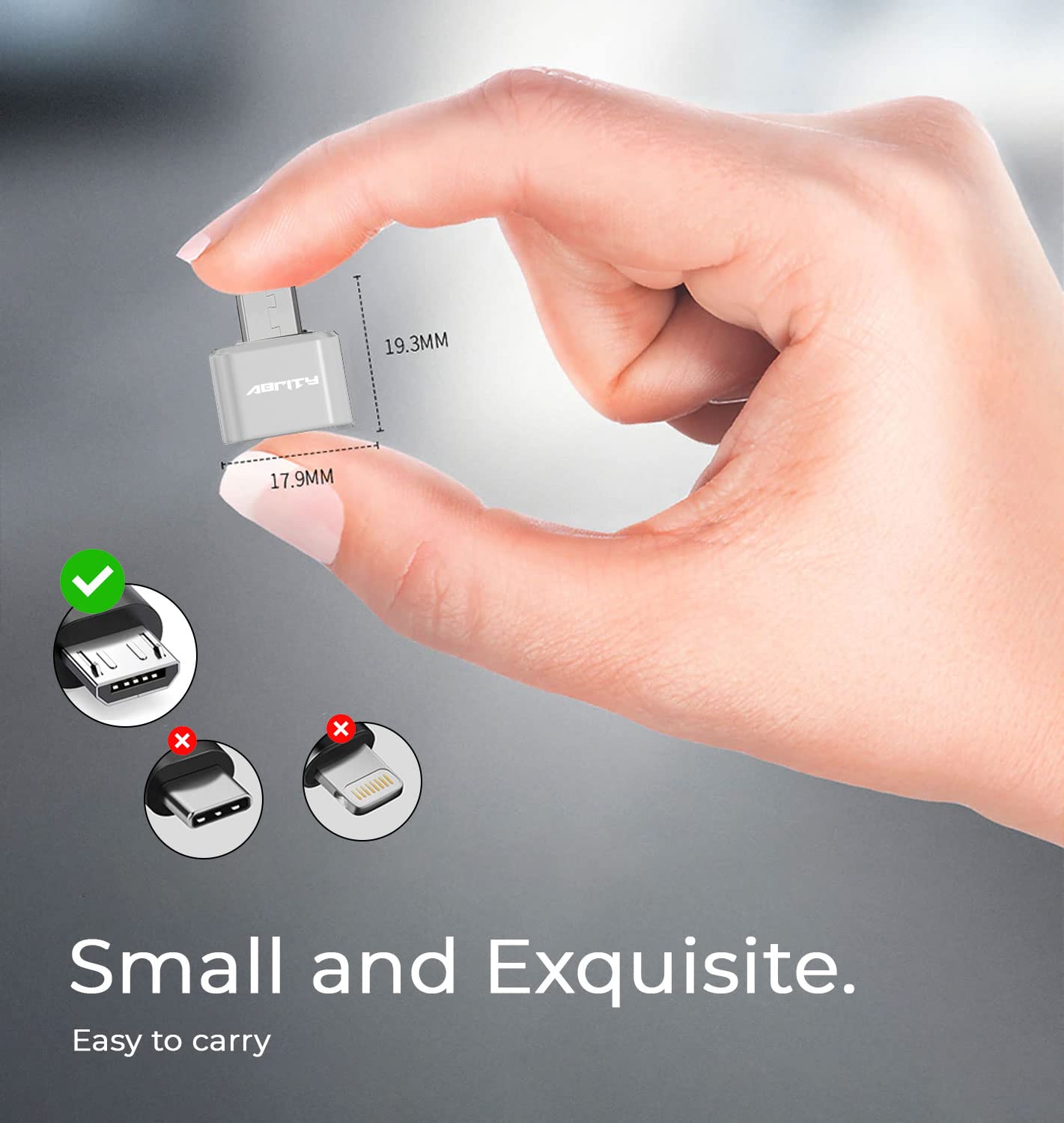 USB OTG Adaptor [2-Pack], Micro USB to USB Adapter, Micro Male to USB Female Adapter, USB A to Micro Adaptor connectors for Andriod, SD Card Reader, Xbox,PC,USB Flash Drive Stick,Smart Devices,Plug