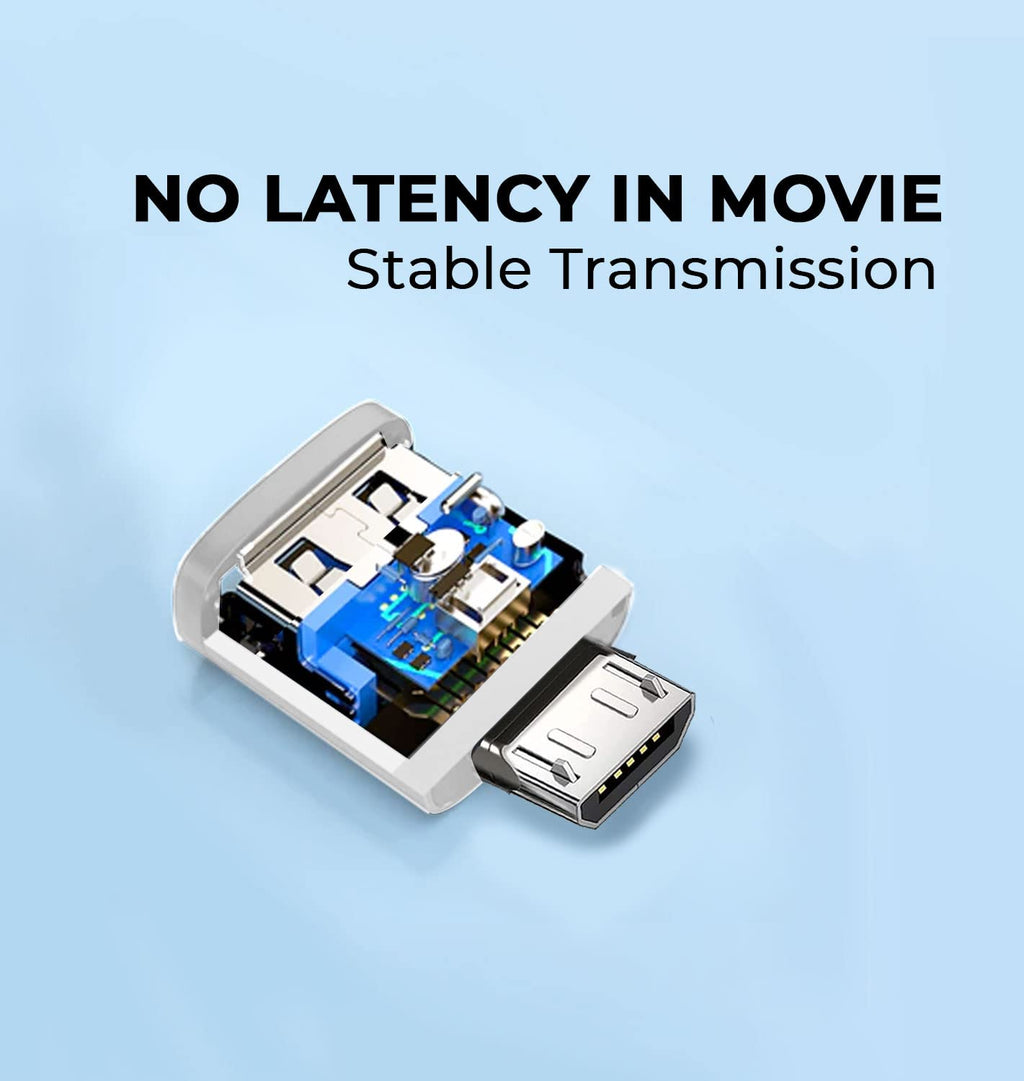 USB OTG Adaptor [2-Pack], Micro USB to USB Adapter, Micro Male to USB Female Adapter, USB A to Micro Adaptor connectors for Andriod, SD Card Reader, Xbox,PC,USB Flash Drive Stick,Smart Devices,Plug