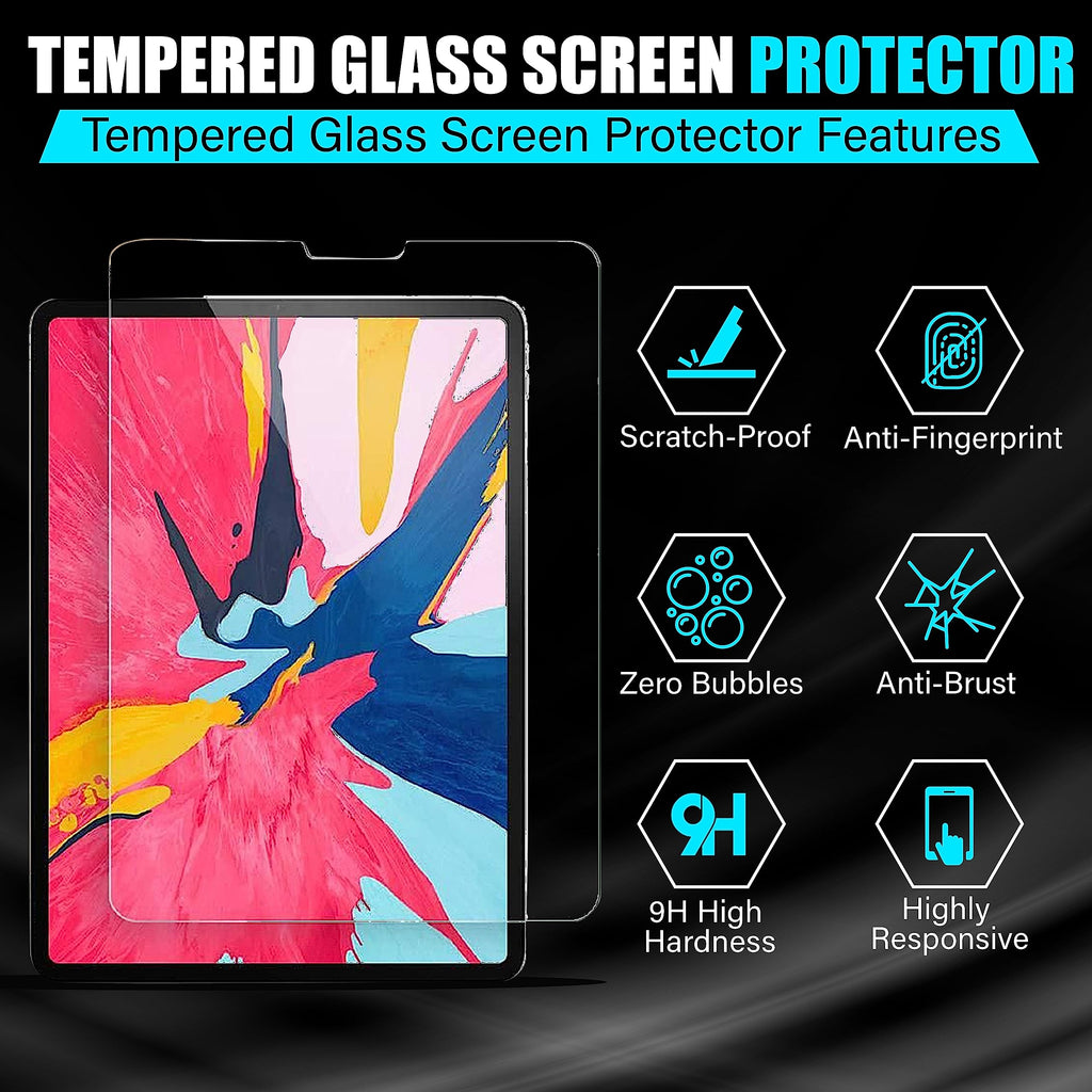 Abrity [2 pack] Screen Protector for iPad Pro 12.9 Inch 2022/2021/2020/2018 (6th/5th/4th/3rd)