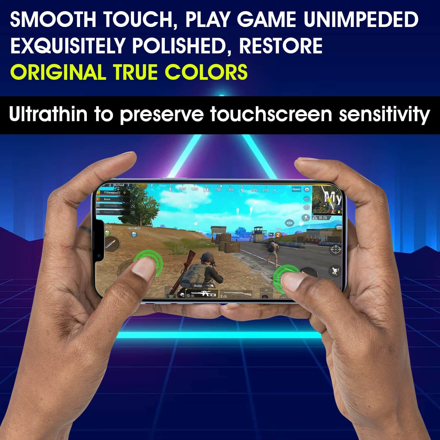 Abrity 3-Pack iPhone 14, iPhone 13 & iPhone 13 Pro (6.1-Inch)