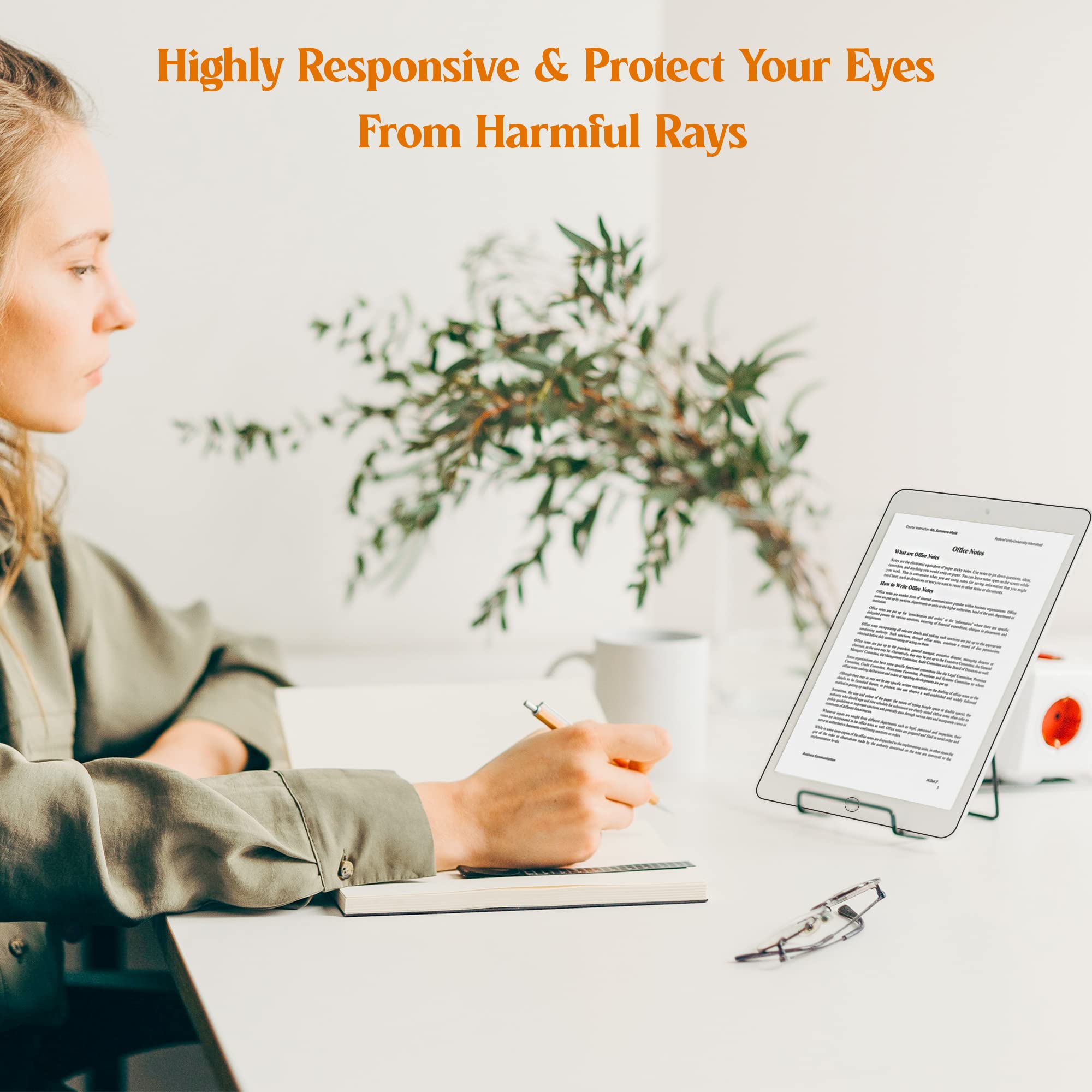 [2-Pack] Screen Protector for iPad 10.2 Inch 9th / 8th / 7th Generation 2021 2020 2019, Tempered Glass Screen Film Guard for iPad 7 / iPad 8 / iPad 9